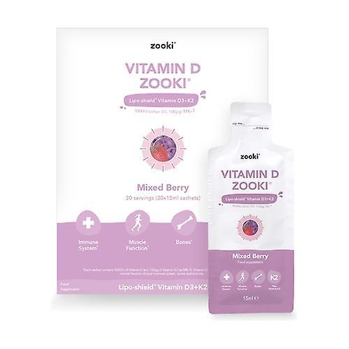 Zooki Liposomal vitamin d3 + k2 14 units of 15ml on Productcaster.