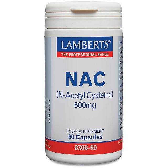 Lamberts nac n-acetilcisteína 600mg 60's on Productcaster.