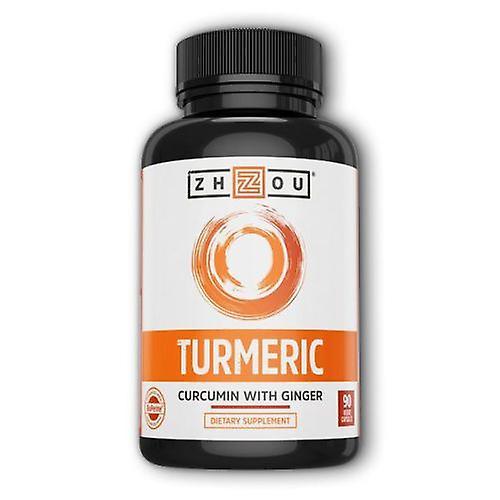 Zhou Nutrition Turmeric Curcumin with Ginger, 90 Veg Caps (Pack of 3) on Productcaster.