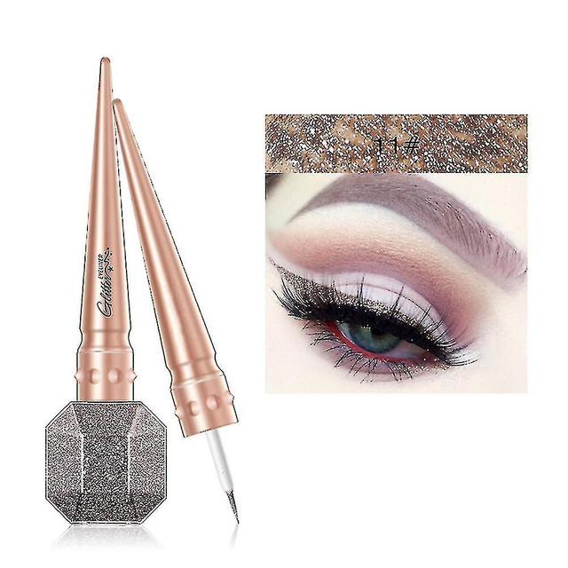 Szmtcv Colorful Glitter Eyeliner Long Lasting Smudge-proof Eye Liner Highlight Brighten Liquid Eye Liner 11 on Productcaster.