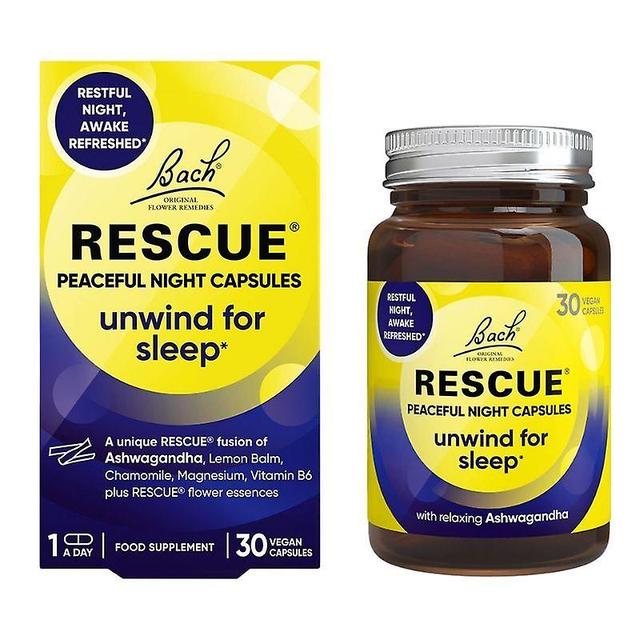 Bach Rescue Peaceful Night Capsules 30 on Productcaster.