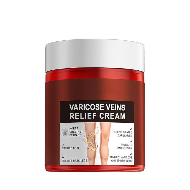 Varicose Vein Cream, Herbal Extracts Improve Blood Circulation 80g/2.82oz Leg Care Cream, Relieve Leg Phlebitis on Productcaster.