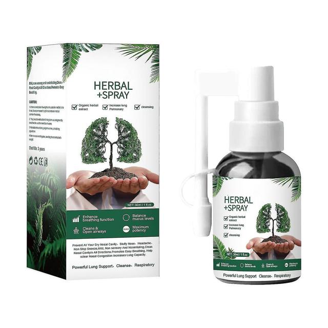 Herbal Lung Cleanse Mist-powerful Lung Support, 30ml Herbal Spray, Powerful Lung Support & Cleanse & 1 pcs on Productcaster.