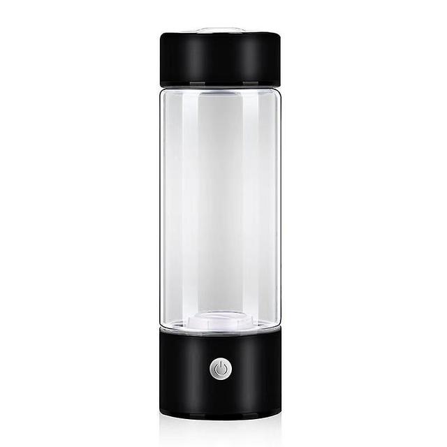 Ce Rohs 1200-1600ppb Hydrogen-rich Water Ionizer Health Cup H2 Hydrogen Rich Generator Glass Water Bottle Black on Productcaster.