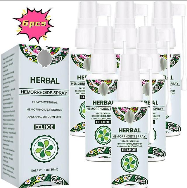 EELHOE naturalny spray ziołowy łagodzący obrzęk hemoroidów oraz wewnętrzny i zewnętrzny mieszany spray łagodzący odbyt w celu wyeliminowania hemoro... on Productcaster.