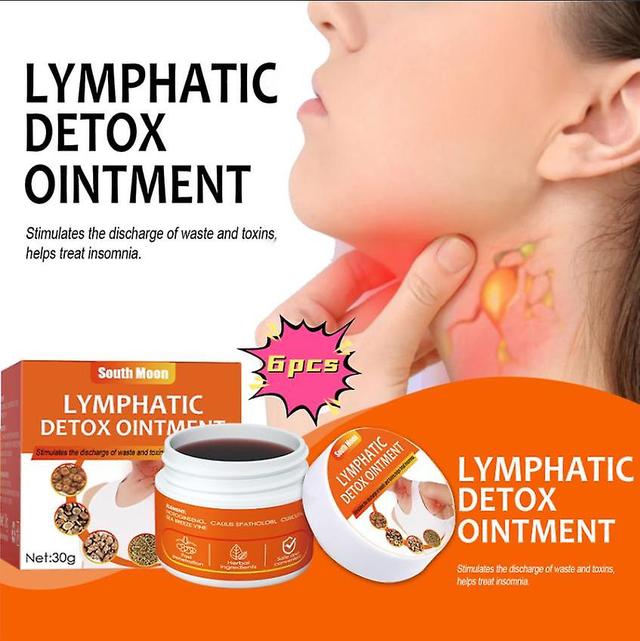 South Moon Lymphatic Health Cream Xiaofu krém zmierňuje, odblokuje a zlepšuje krk a podpazušie lymfatický regeneračný krém Masážny olej 1PCS) 6PCS on Productcaster.