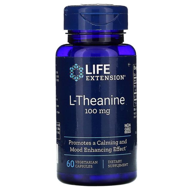 Life Extension, L-Theanin, 100 mg, 60 Vegetarische Kapseln on Productcaster.