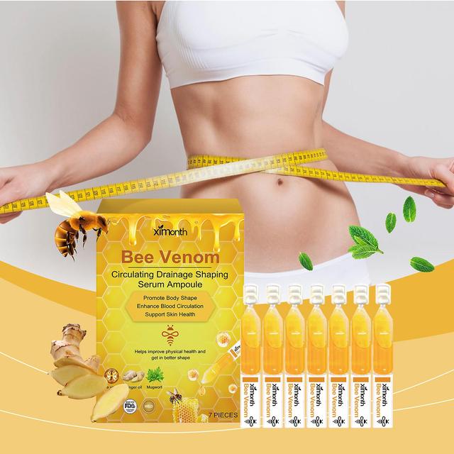 Mamusk Bee Venom Lymphatic Drainage Slimming Serum Ampoule Lymphatic Drainage Drops Enhance Lymph System Detox Cleanse 3Pcs on Productcaster.