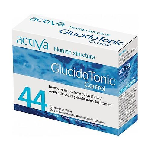 Activa Glucidotonic control 60 vegetable capsules on Productcaster.