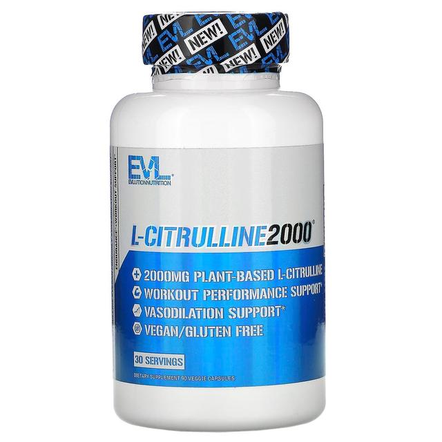 EVLution Nutrition, L-Citrullina2000, 90 Capsule Vegetali on Productcaster.