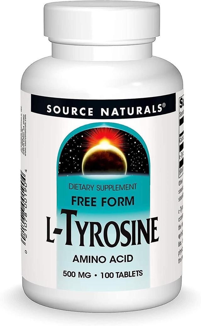 Source Naturals L-Tyrosin 500mg 100 Tabletten on Productcaster.