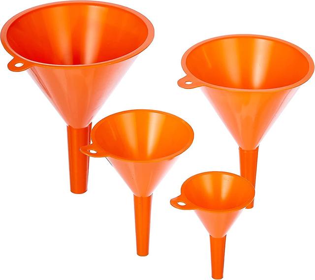 Pxcl Set Of 4 Funnels. 50/75/100/120mm Resistant To Oils And Hydrocarbons on Productcaster.