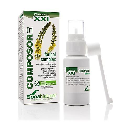 Soria Natural Composer 01 Farinol Complex 30 ml on Productcaster.