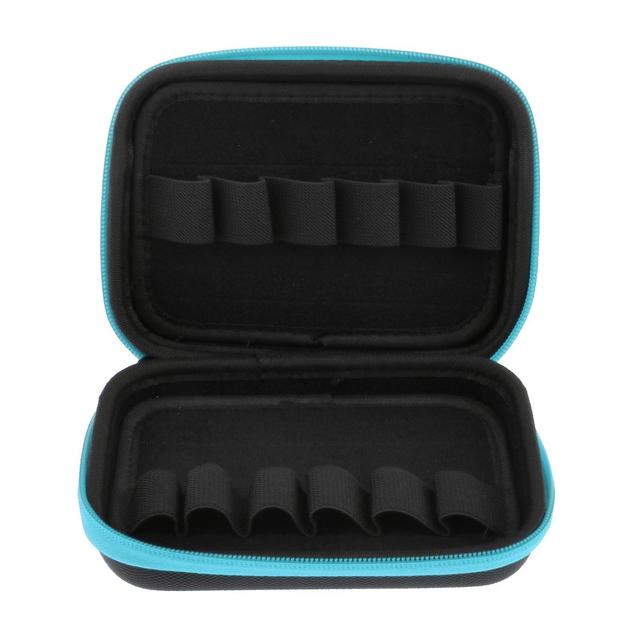 Essential Oil Bag10ml Aromatherapy Storage Holder Case For 12 Bottles Blue on Productcaster.