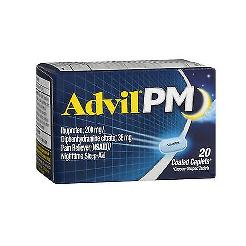 Advil Pain Reliever And Nighttime Sleep Aid, 20 caplets (Pack of 3) on Productcaster.