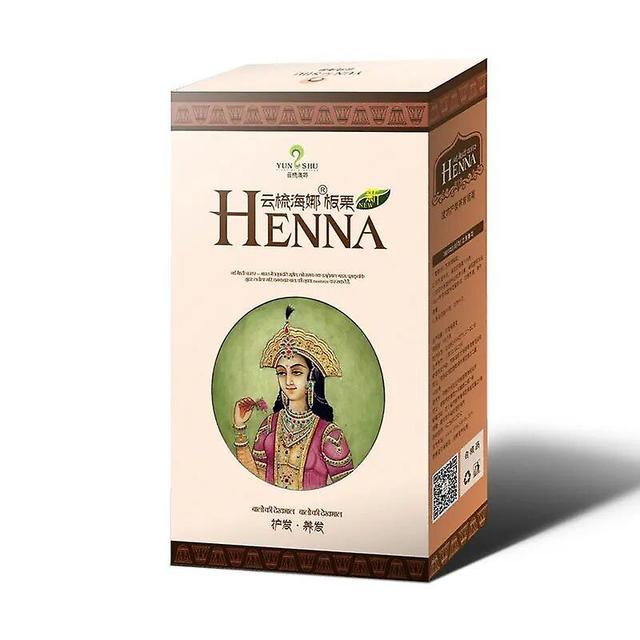 100g Indian Pure Plant Henna Powder Hair Dye Black Dark Brown Cover White Hair Nourishing Hair Care Natural Hair Dyeing Powder Castaño on Productcaster.