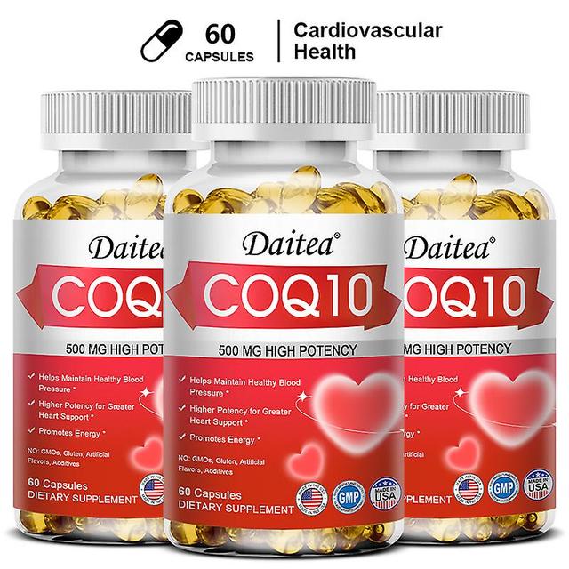 Vorallme Daitea Coenzyme Q10-helps Maintain Cardiovascular Health, Lowers Blood Sugar Levels, Antioxidants And Promotes Energy Production 60 count-... on Productcaster.