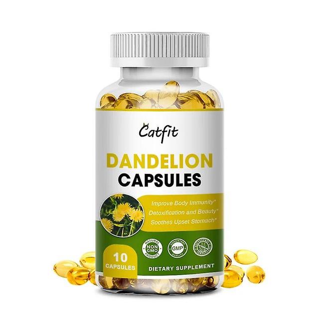 Catfit Nature Dandelion Capsule Dandelion Root Extract Capsules Liver Detoxification Protect Liver Clear Lung And Detoxify Itemhuamade Huamade 10pcs on Productcaster.