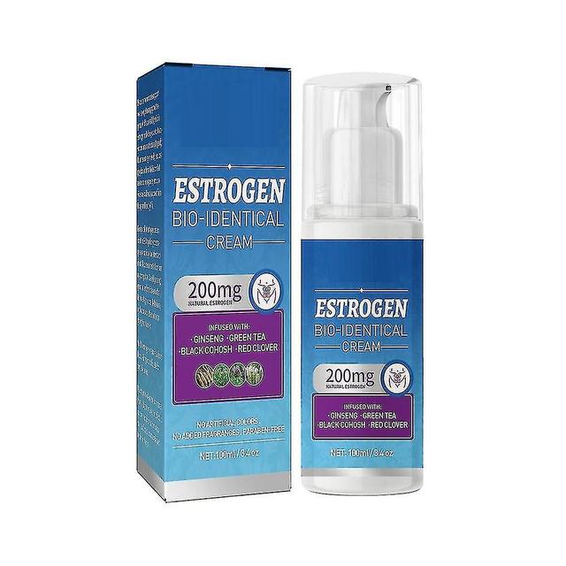 100ml Crema de estrógeno Terapia de equilibrio de alivio de la menopausia bioidéntica natural Nuevo on Productcaster.