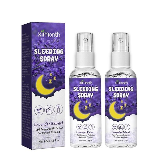 2 piezas de spray para dormir de lavanda alivia la ansiedad, relaja la mente y el cuerpo, ayuda on Productcaster.