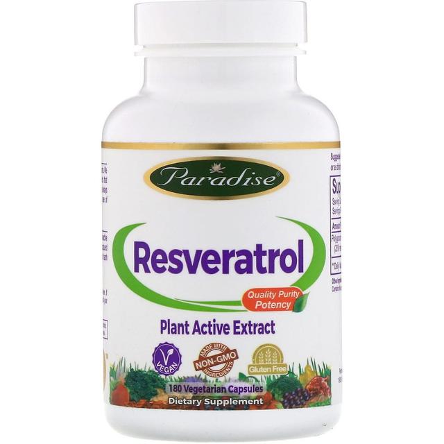 Paradise Herbs Paradise Erbe, Resveratrolo, 180 Capsule Vegetariane on Productcaster.