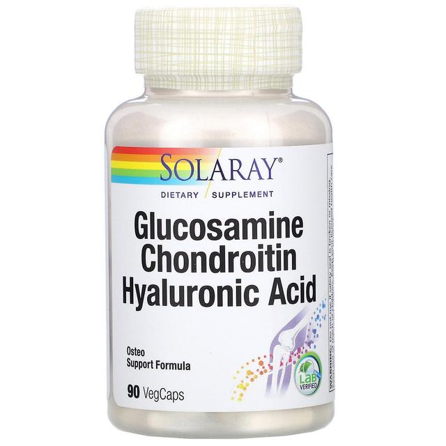 Solaray, Glucosamine Chondroitin Hyaluronic Acid, 90 VegCaps on Productcaster.