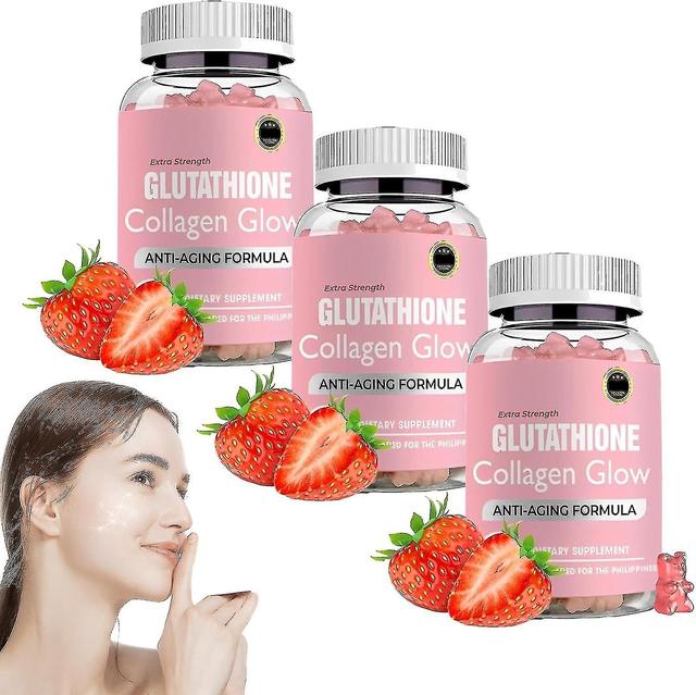 Glutathion collageen Glow Gummies, 60pcs/fles Glutathion collageen gummies voor vrouwen, gummies huidverzorging, Koreaanse collageen gummies voor d... on Productcaster.