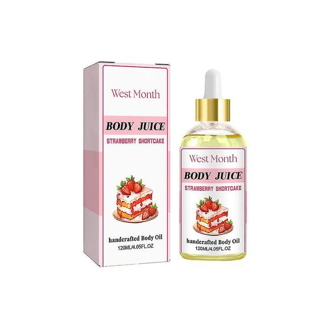 Body Juice Oil Strawberry Shortcake Handcrafted Body Oil for Women Best Seller on Productcaster.