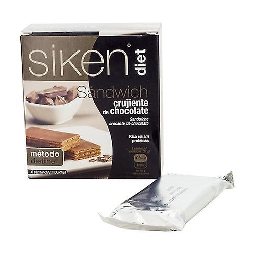 Siken Sikendiet Chokolade Crunch Sandwich 6 enheder on Productcaster.