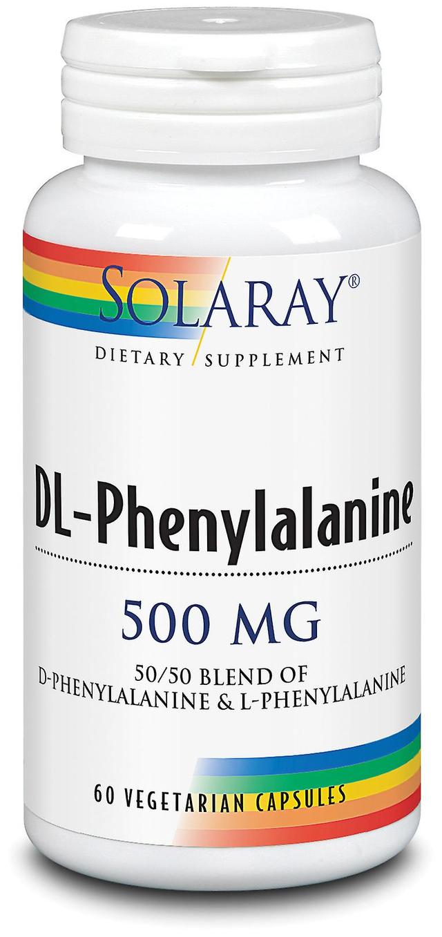 Solaray Dl-Fenyylialaniini 500 mg 60 Kasviskapselit on Productcaster.