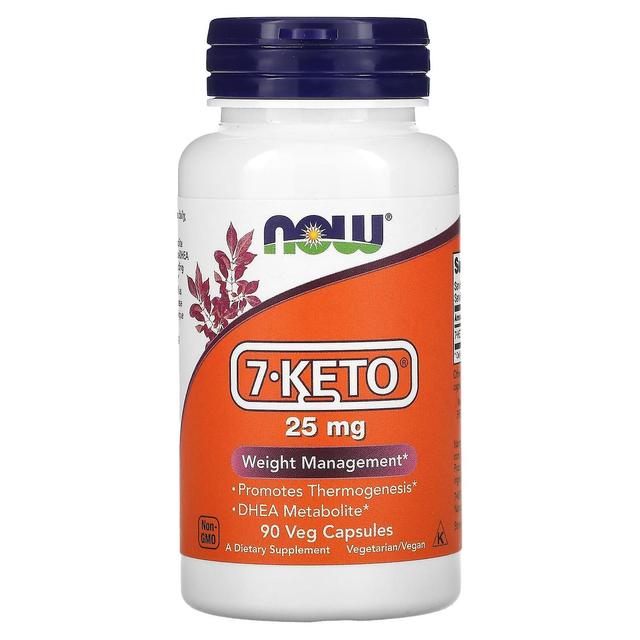 NOW Foods, 7-KETO, 25 mg, 90 vegetarische Kapseln on Productcaster.