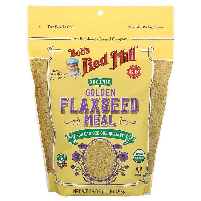 Bob's Red Mill, Organic Golden Flaxseed Meal, 16 oz (453 g) on Productcaster.