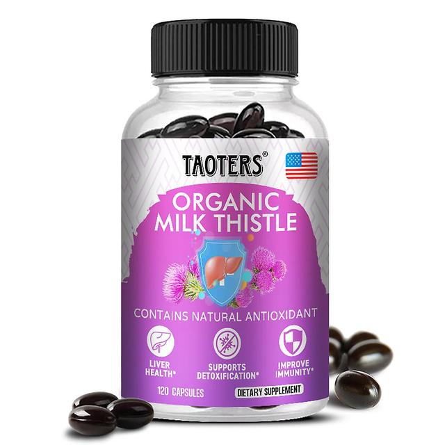 Vorallme Taoters ekologiska mjölk tistel kapslar - med maskros extrakt - stödja leverrengöring, avgiftning och lever hälsa 120 count-1 bottle on Productcaster.