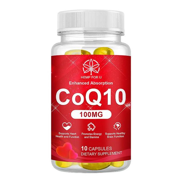 Tib Ultra Absorption Coq10 Capsule Coenzyme Q10 Promotes Healthy Blood Pressure Anti-oxidation Heart Health Supplements 10PCS on Productcaster.