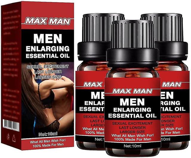 Men Massage Oil For Sex, Sexual Enhancement Erection Cream Penisgrowth Oil Longer Thick Energy Massage Essential Oil Strength 3pcs on Productcaster.