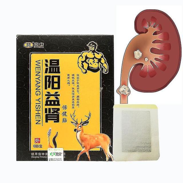 6pcs Man Kidney Navel Patch Strengthen Kidney Man Prostatic Herbal Medical Plaster Kidney Male Enhancement Erection High Quality Natural Health on Productcaster.