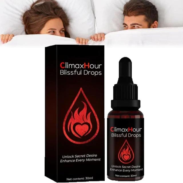 Climaxhour Blissful Drops, Secret Drops For Strong Men, Secret Happy Drops, Enhanced Secret Drops, Ketone Supplement Drops Enhancing Pleasure 1pcs on Productcaster.