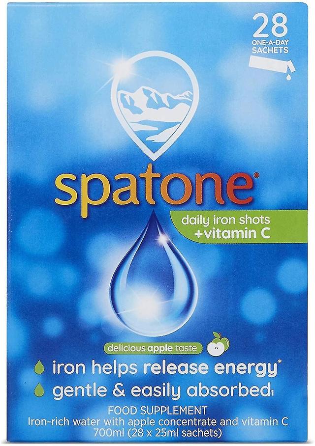 Spatone Liquid Iron Apple Taste Vitamin C - 28 Sachets on Productcaster.