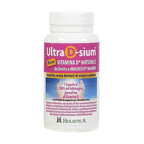 Holistica Ultra D-Sium Vitamin D + Magnesium 60 softgels on Productcaster.