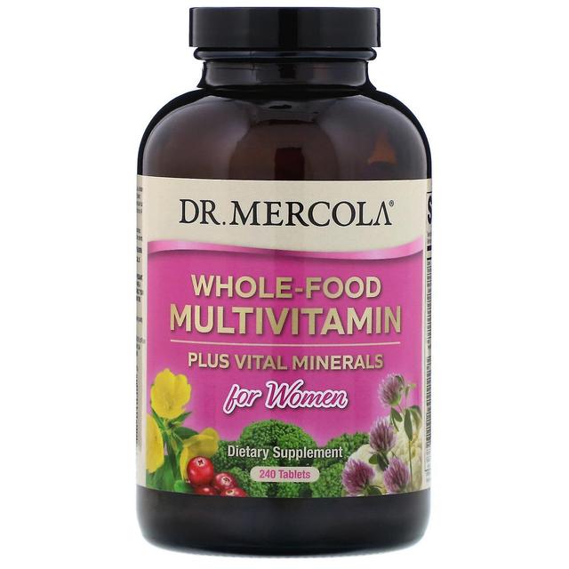 Dr. Mercola, Whole-Food Multivitamin Plus Vital Minerals for Women, 240 Tablets on Productcaster.