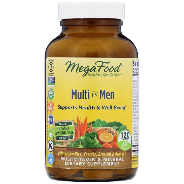 MegaFood, Multi for Men, 120 Tablets on Productcaster.