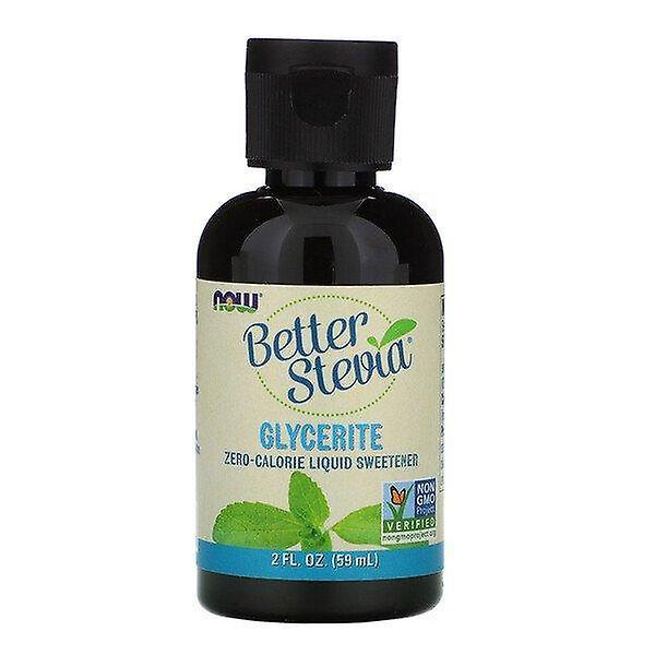 NOW Foods Jetzt Lebensmittel, Besser Stevia, Zero-Calorie Liquid Sweetener, Glycerit, 2 fl oz (59 ml) on Productcaster.