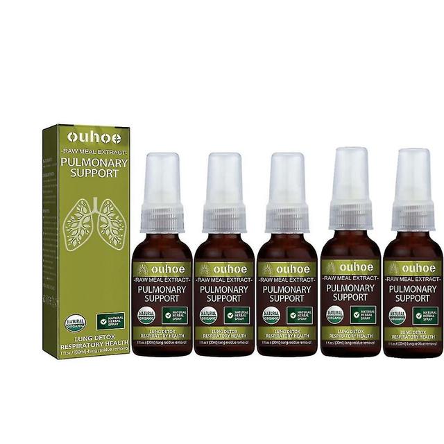 3-5Pcs Natural Herbal Spray for Lung and Respiratory Support,Herbal Cleansing Lung Spray,Herbal Lung Health Essence,Respiratory Support and Mucus Reli on Productcaster.