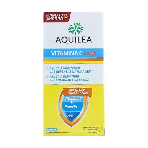 Aquilea Vitamin C + Zinc (Savings Format) 28 effervescent tablets on Productcaster.