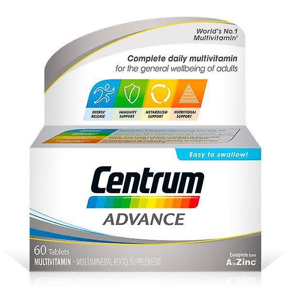 Centrum Advance Multivitamins 25 Key Nutrients For Energy Immunity & Skin x 60 on Productcaster.