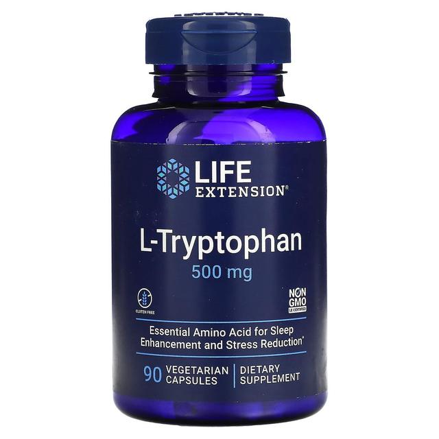 Life Extension Livsförlängning, L-tryptofan, 500 mg, 90 vegetariska kapslar on Productcaster.