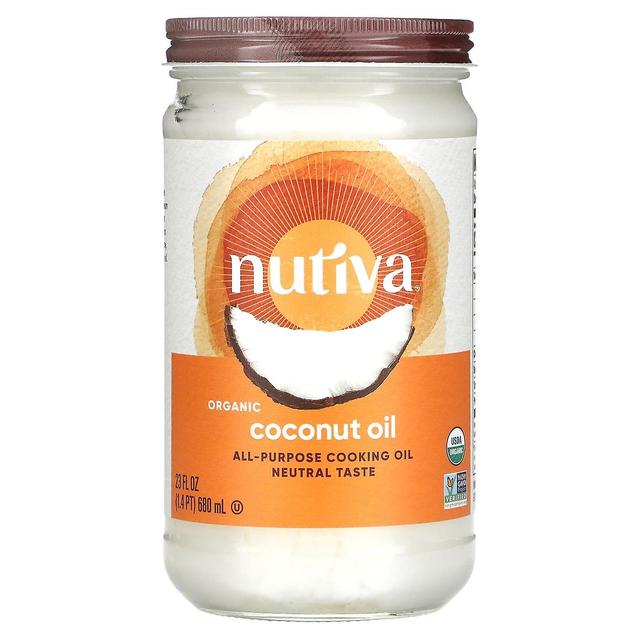 Nutiva, Olio di Cocco Biologico, 23 fl oz (680 ml) on Productcaster.