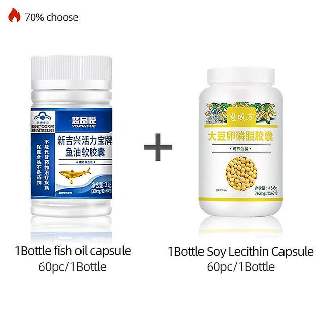 Coscelia Blood Vessels Cleaning Omega 3 Fish Oil Soy Lecithin Capsules Arteriosclerosis Cure Vascular Occlusion Cleansers Cfda Approve 1bottle 1bo... on Productcaster.