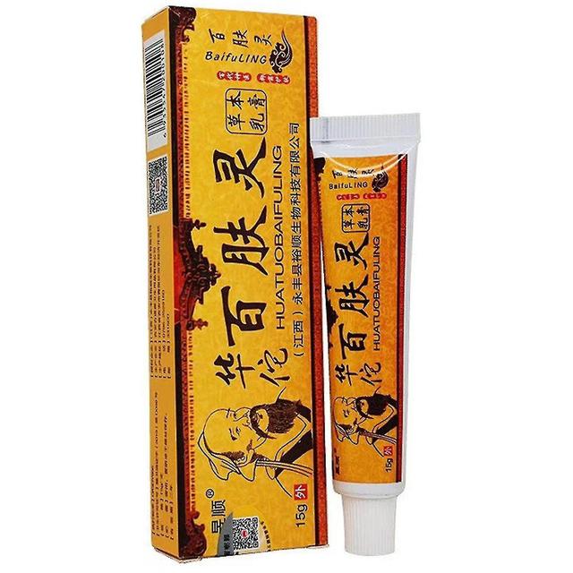 Jiekesen Baifuling Herbal Cream Cnidium Hibiscus Kochia 15g Sophora Promote Skin Health External Use Huatuo on Productcaster.