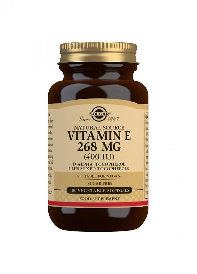 Solgar vitamina e 268mg (400iu) 100 cápsulas blandas vegetales on Productcaster.